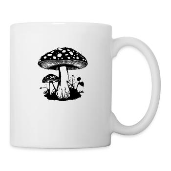 Pilz Pilzsammler Pilze Fungi - Tasse - Weiß - Rechts