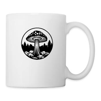 Pilz Pilzsammler Pilze Fungi - Tasse - Weiß - Rechts