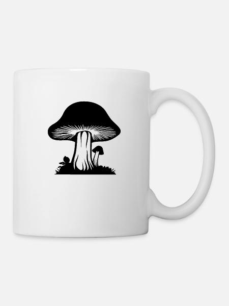 Pilz Pilzsammler Pilze Fungi - Tasse - Weiß