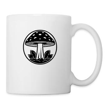 Pilz Pilzsammler Pilze Fungi - Tasse - Weiß - Rechts
