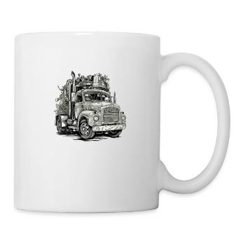 Mightymoover LKW - Tasse - Weiß - Rechts