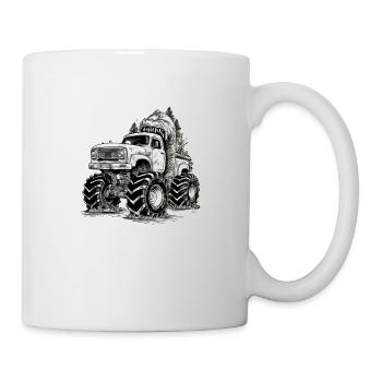 Monster truck BeastBuster - Mug - white - Right