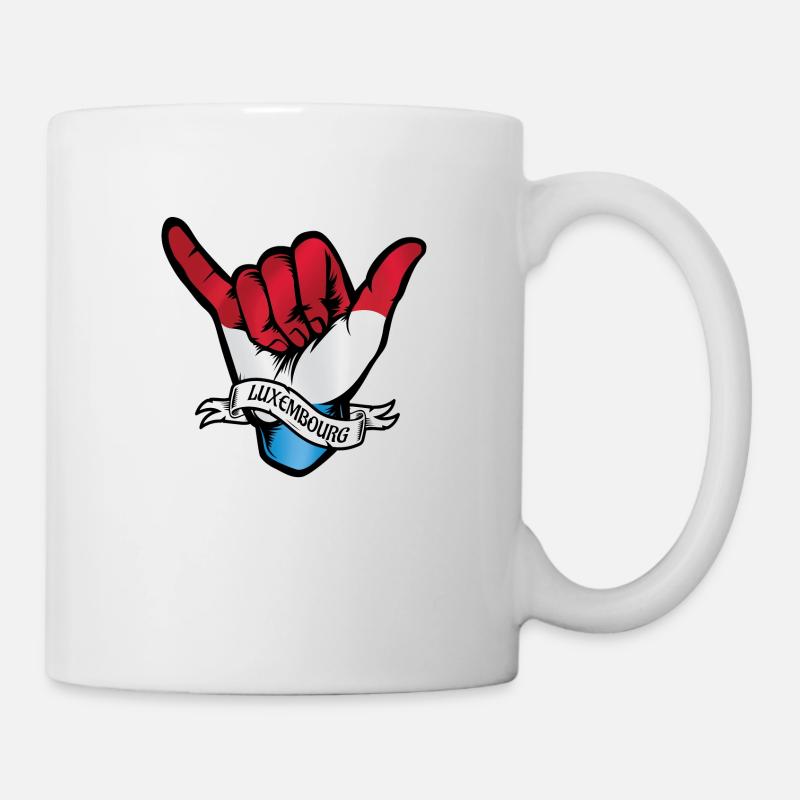 Luxembourg Shaka - Mug blanc - blanc