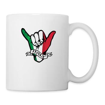 Italy Shaka - Tasse - Weiß - Rechts