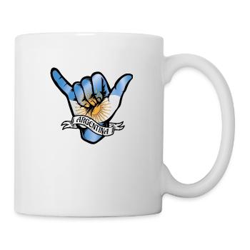 Argentina Shaka - Tasse - Weiß - Rechts