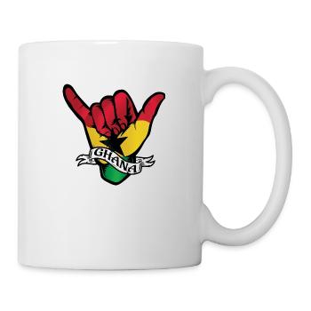Ghana Shaka - Tasse - Weiß - Rechts