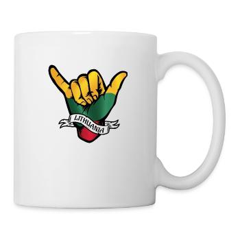 Lithuania Shaka - Tasse - Weiß - Rechts