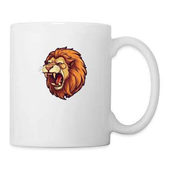 Majestic Roar The Mighty Lion s Dominance - Mug - white - Right