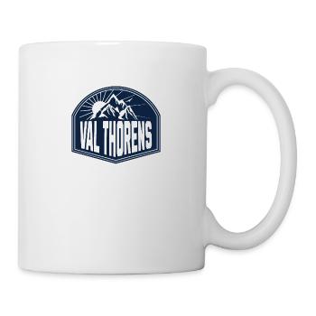 Val Thorens France Vintage Snowboard - Mug blanc - blanc - Droite