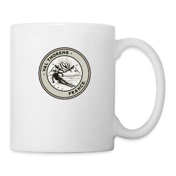 Val Thorens France Ski Vintage - Mug blanc - blanc - Droite