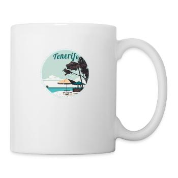 Tenerife Canary Islands Retro Beach - Mug - white - Right