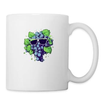 Harry grape bunch - Mug - white - Right