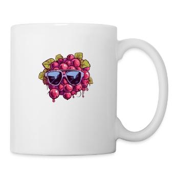 Bunch of Maria grapes - Mug - white - Right