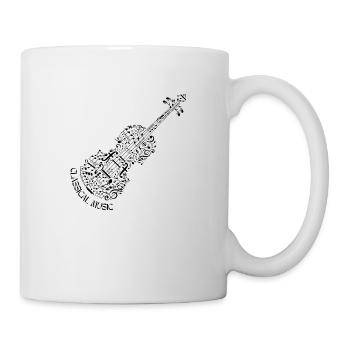 Klassische Musik - Orgelmusik - Tasse - Weiß - Rechts