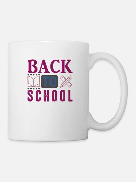 Back to School, Start of School, End of Summer Holidays, Fun - Mug - white
