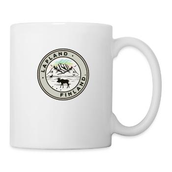 Lapland Finland Northern Lights - Mug - white - Right