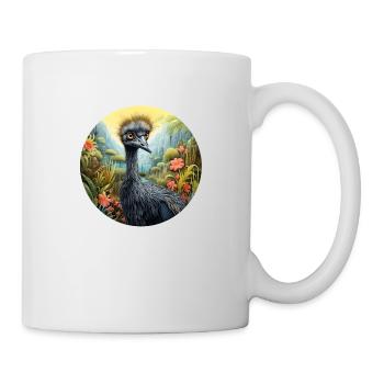Émeu - Mug blanc - blanc - Droite