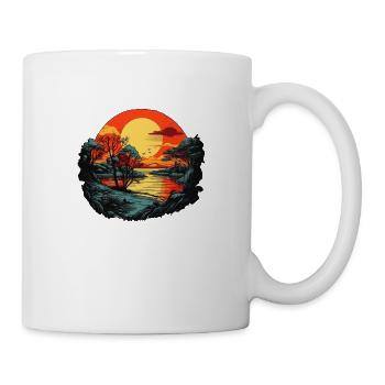 Sunset on Lake No. 2 - Mug - white - Right