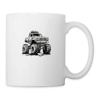 Monster truck SwiftHauler - Mug - white - Right
