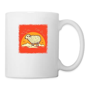 Et le 8ème jour, Dieu a rendu les t-shirts d’un fermier cool - Mug blanc - blanc - Droite