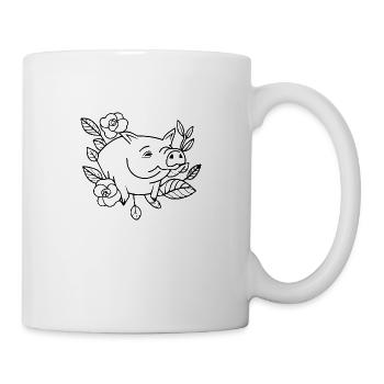 Pig Piggy Sow - Mug - white - Right