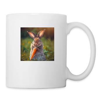 Kaninchen - Tasse - Weiß - Rechts