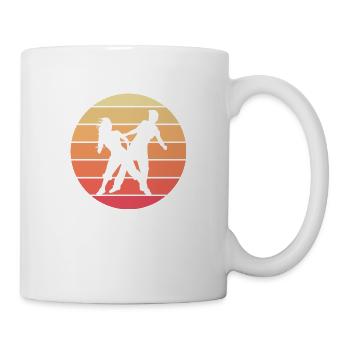 Dancing Dance Music - Tasse - Weiß - Rechts