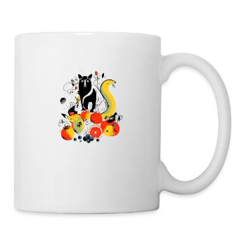 Eddy the Fruit Cat - Mug - white - Right