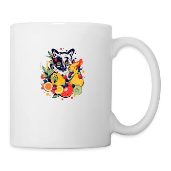 Alo the cheetah in the fruit - Mug - white - Right