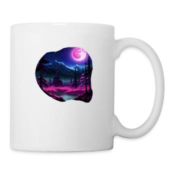 full moon nature - Mug - white - Right