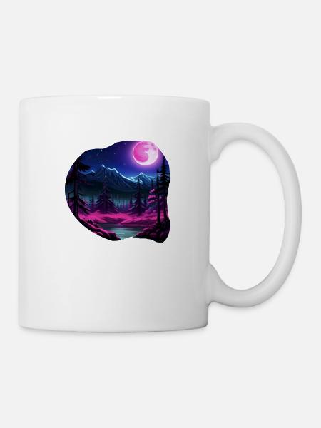 Vollmondnatur - Tasse - Weiß