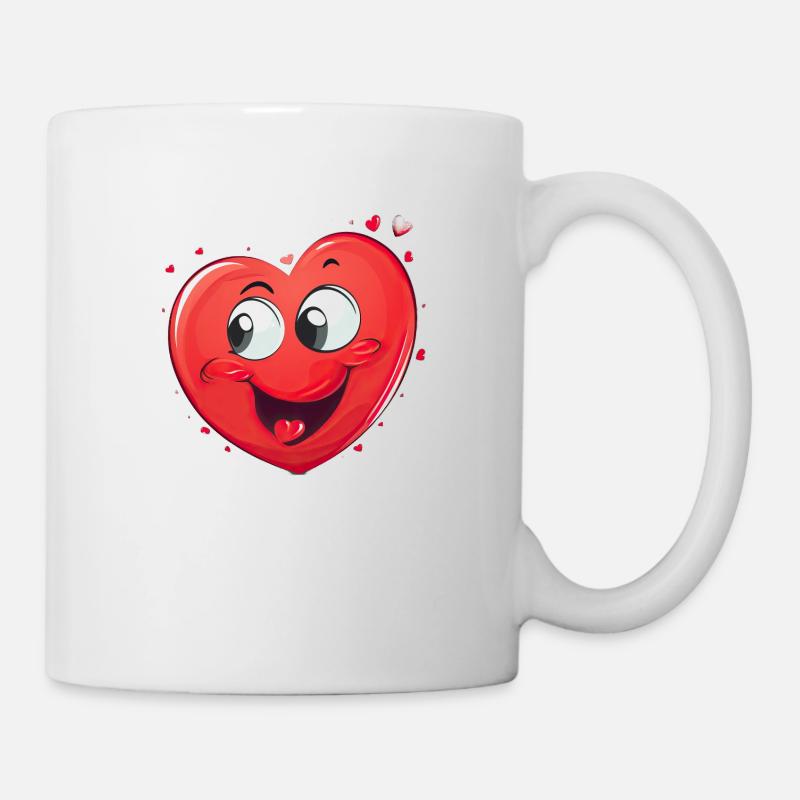 Cheerful heart - Mug - white