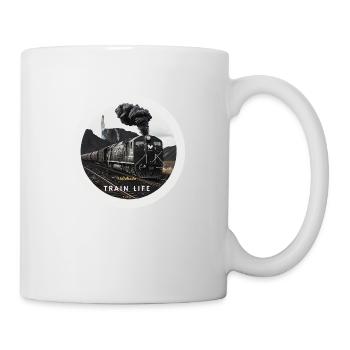 Train Life : Histoire ferroviaire - Mug blanc - blanc - Droite