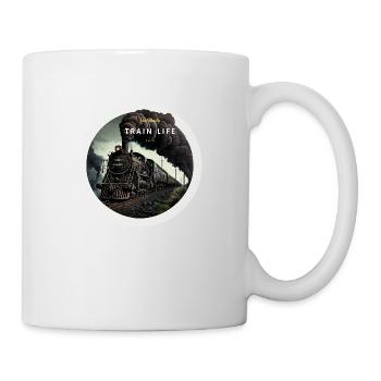 Train Life : Puissance à vapeur - Mug blanc - blanc - Droite