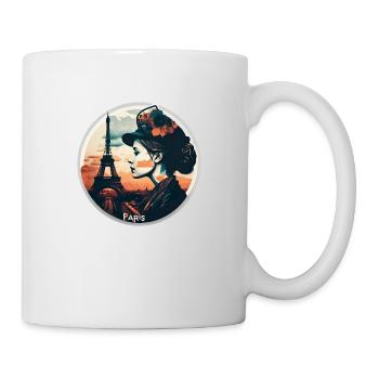 Paris La ville de l'amour - Mug blanc - blanc - Droite