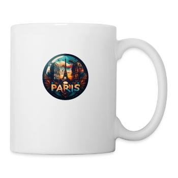 Paris, Tour Eiffel : une union iconique - Mug blanc - blanc - Droite