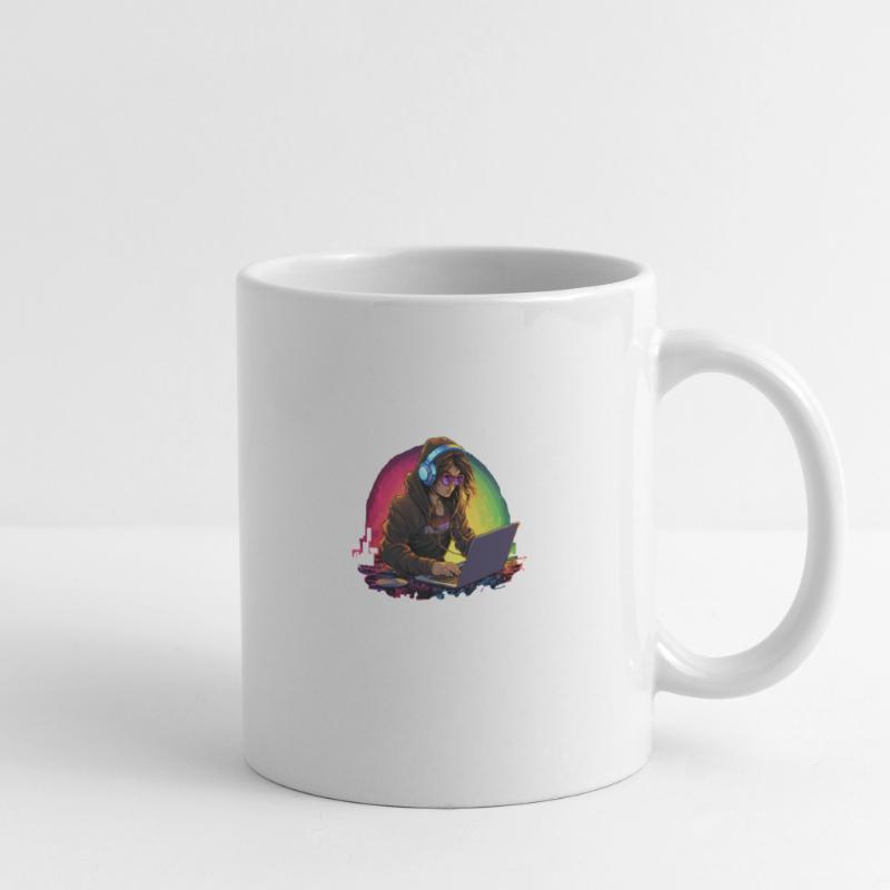 Code-Königin: Die Hackerin Tasse
