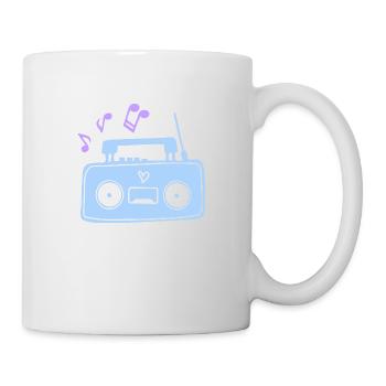 Musique radiophonique - Mug blanc - blanc - Droite