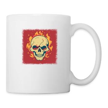 present board fuck you broken heart skeletal jokes - Mug - white - Right