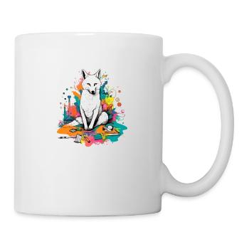 Low the wolf dog - Mug - white - Right