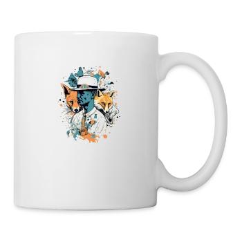 Leidenschaft für Füchse - Tasse - Weiß - Rechts