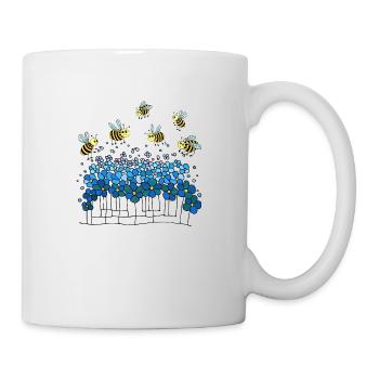 Bienen - Tasse - Weiß - Rechts