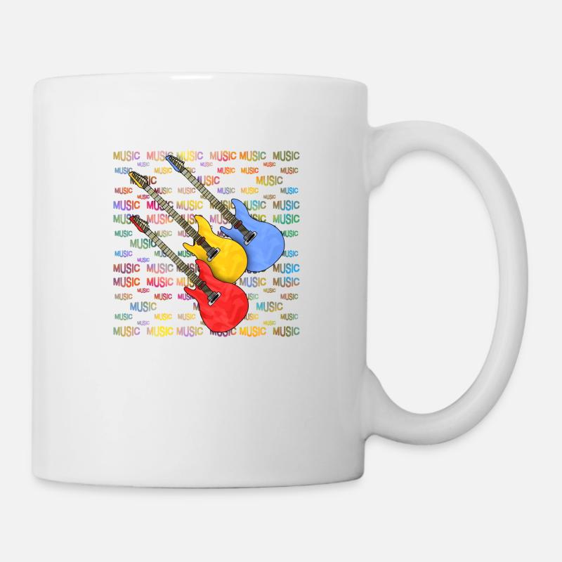Guitares - Mug blanc - blanc