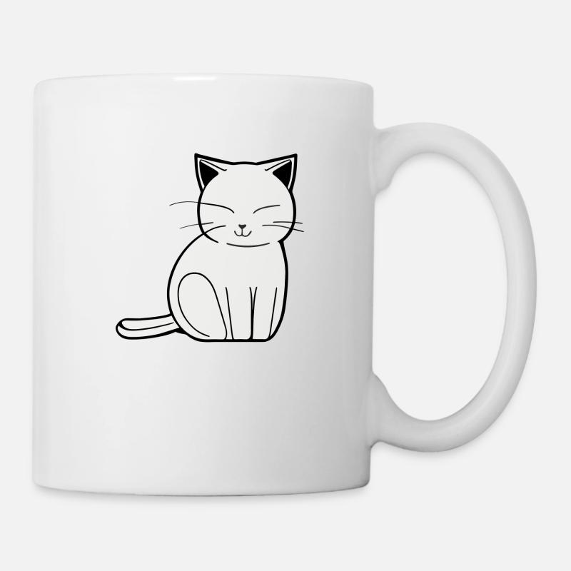 Cute cat - Mug - white
