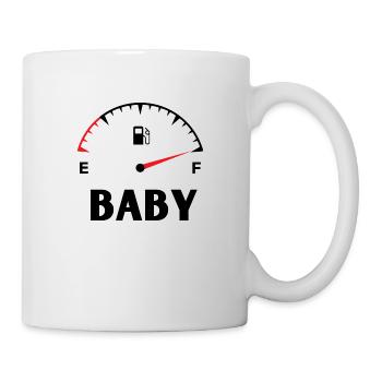Mommy daddy baby match t shirt - Mug blanc - blanc - Droite