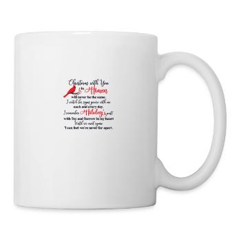Christmas with you in Heaven Cardinal - Mug - white - Right