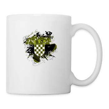 Croatie hrvatska croatie hrv voyage europe zagreb - Mug blanc - blanc - Droite