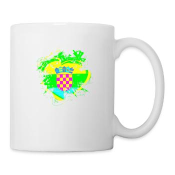 Croatie hrvatska croatie hrv voyage europe zagreb - Mug blanc - blanc - Droite