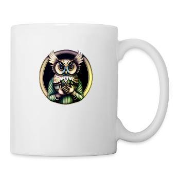 Eule - Tasse - Weiß - Rechts