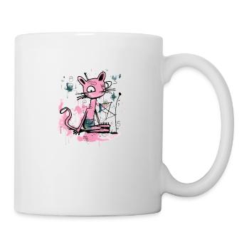 Jok der rosarote Panther - Tasse - Weiß - Rechts